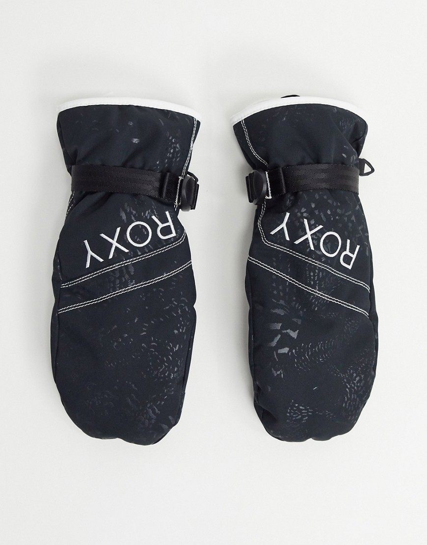 Roxy – Snow Jetty Solid – Svarta handskar