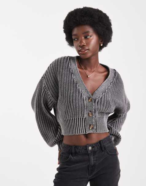 Roxy Sundaze washed cardigan in phantom - view 1