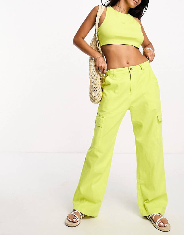 Roxy - surf kind kate beach trouser in yellow