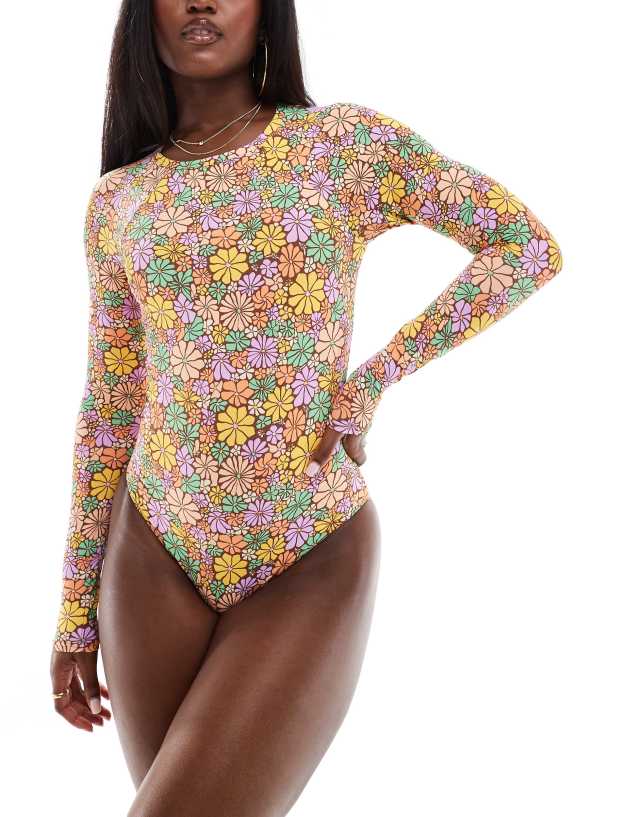 Roxy - surf suit in floral print