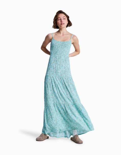 Roxy Tropical glow maxi printed in oil green wildside paisley - view 1