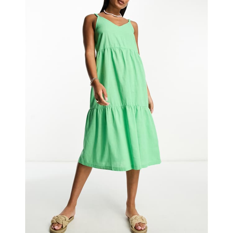 chinese dress ladies ROXY WAITING LINE MIDI DRESS – Blue Surf Shop