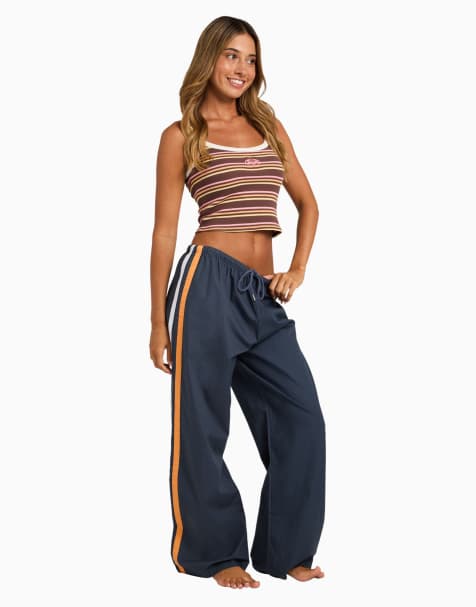Roxy Welcome home  wide leg trousers in mood indigo