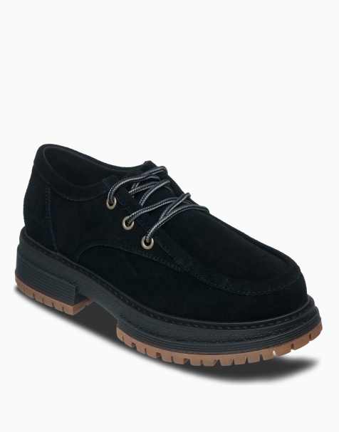 Roxy - Work it - Baskets basses en cuir - Noir - view 1