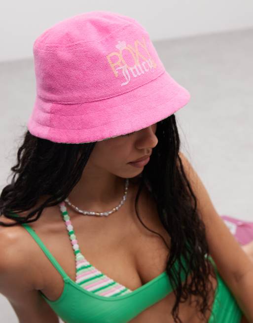 Roxy x Juicy Couture - Pink vendbar bøllehat, 3 af 4