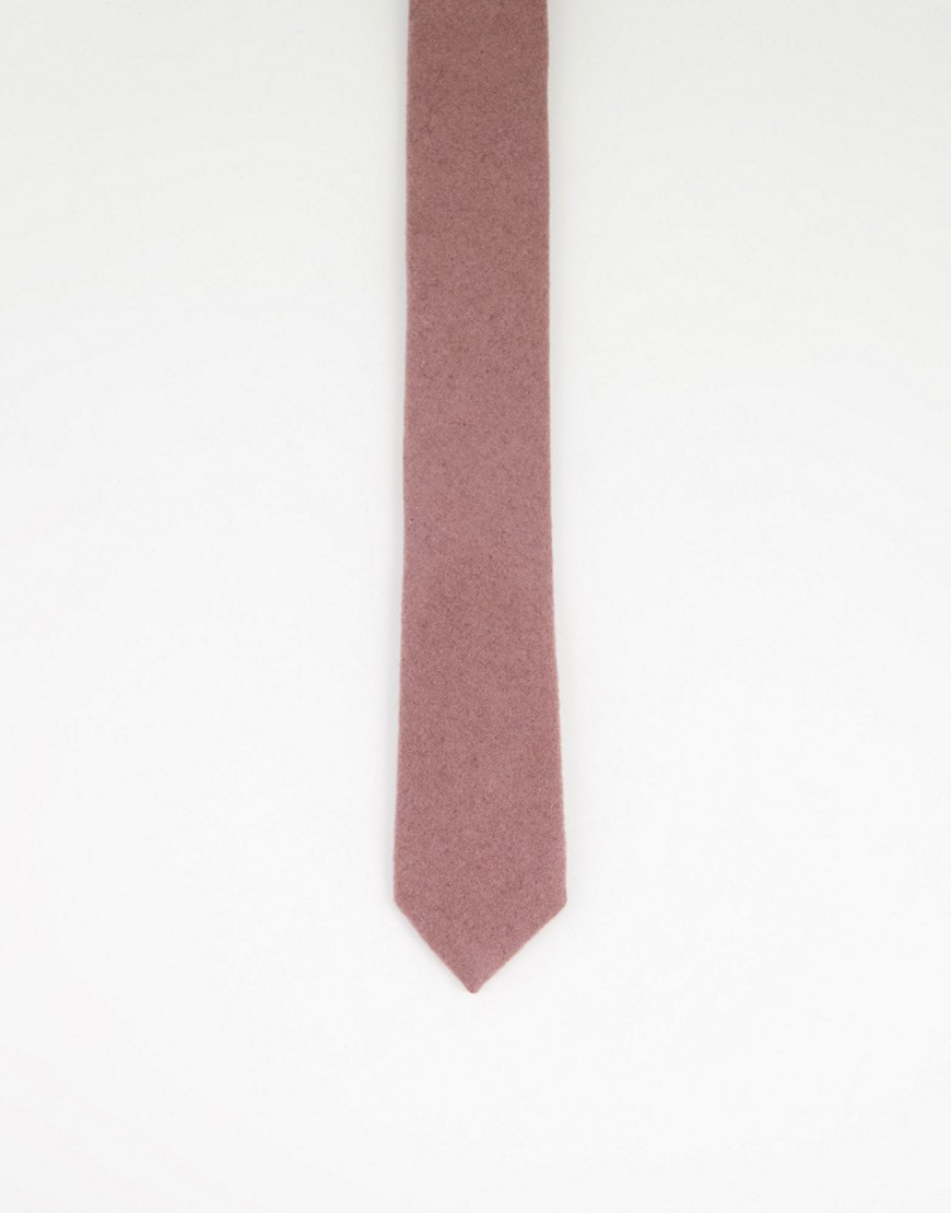 фото Розовато-лиловый фланелевый галстук gianni feraud-розовый цвет