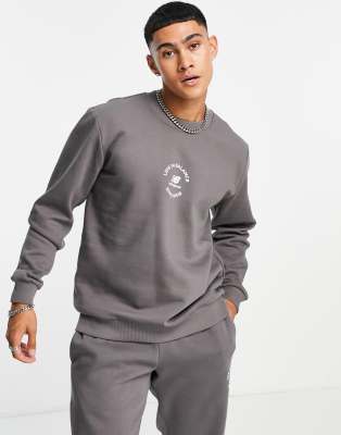 Cвитшоты  Asos Розовато-лиловый свитшот с надписью Life in balance New Balance-Фиолетовый цвет