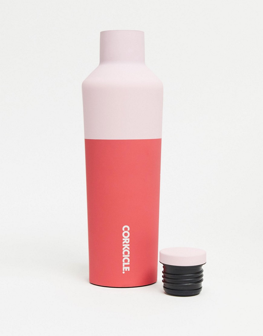 фото Розовая бутылка для воды corkcicle - 475 мл-бесцветный