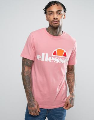 фото Розовая футболка с логотипом ellesse-розовый