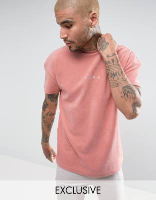 puma towelling t shirt