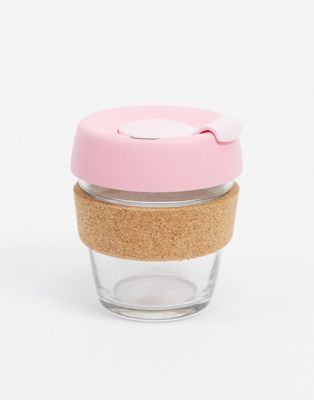фото Розовая многоразовая кружка с пробковой отделкой объемом 6 унций keepcup-розовый keep cup