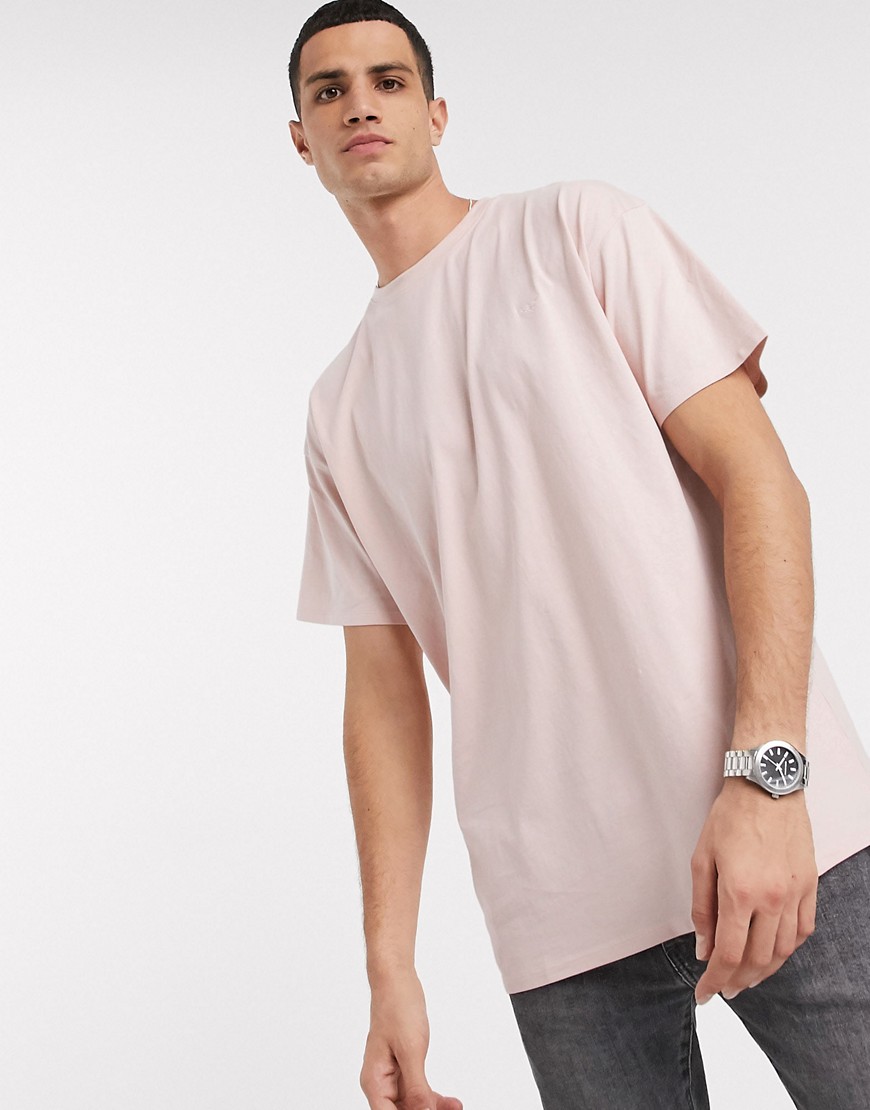 фото Розовая oversized-футболка из органического хлопка threadbare-розовый