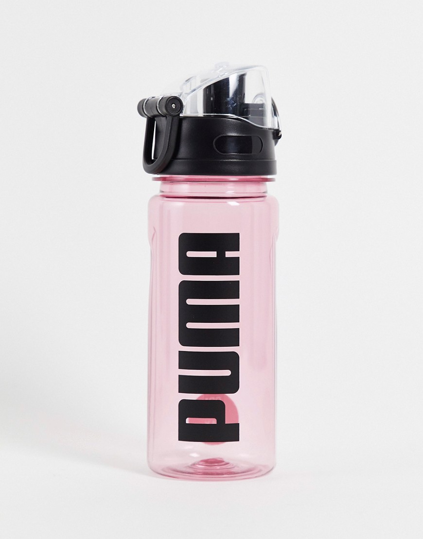 Подарки Розовая спортивная бутылка для воды с отделкой черного цвета Puma TR-Розовый цвет