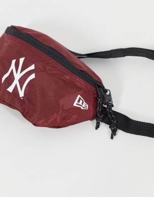 фото Розовая сумка-кошелек на пояс new era mlb ny-розовый