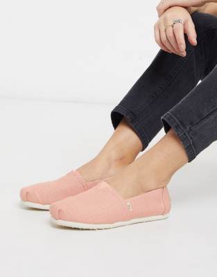 фото Розовые эспадрильи toms-розовый