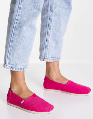 фото Розовые эспадрильи toms-розовый цвет