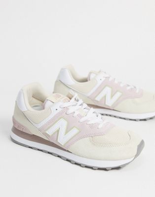 Розовые кроссовки New Balance 574