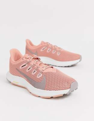 фото Розовые кроссовки nike running-розовый