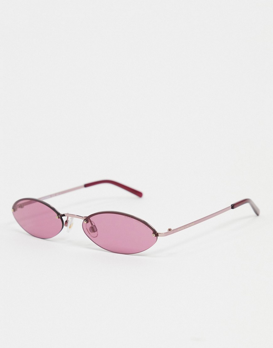фото Розовые овальные солнцезащитные очки mark jacobs-розовый marc jacobs