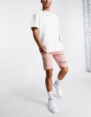 фото Розовые oversized-шорты с логотипом only & sons-розовый цвет