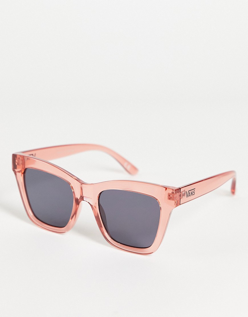 фото Розовые солнцезащитные очки vans street ready-розовый цвет