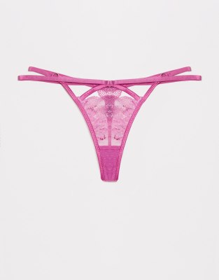 Розовые стринги Hunkemoller-Розовый