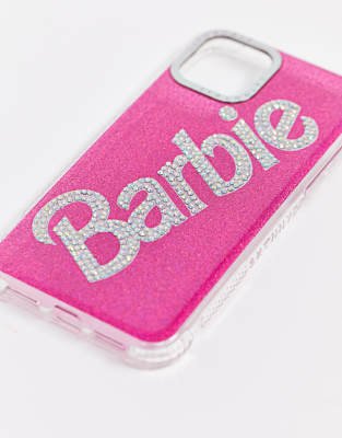 фото Розовый блестящий чехол для iphone skinnydip barbie