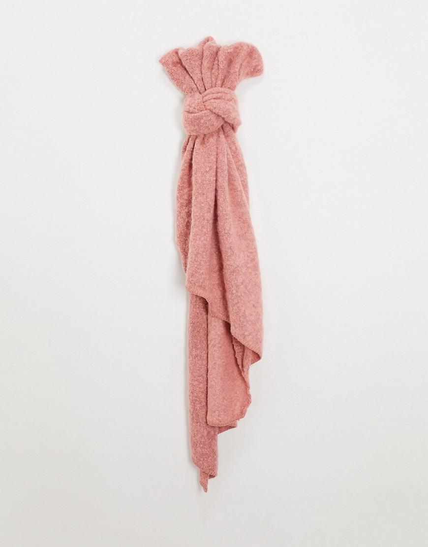 фото Розовый длинный шарф pieces
