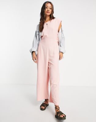 Розовый комбинезон Free People Heat Wave-Розовый цвет