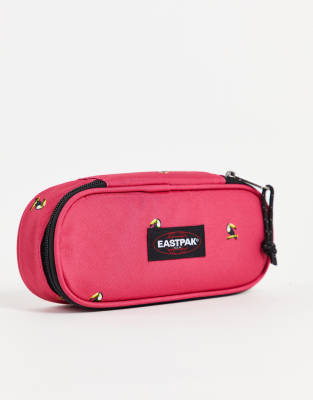 Кошельки  Asos Розовый овальный пенал с одним отделением Eastpak-Голубой
