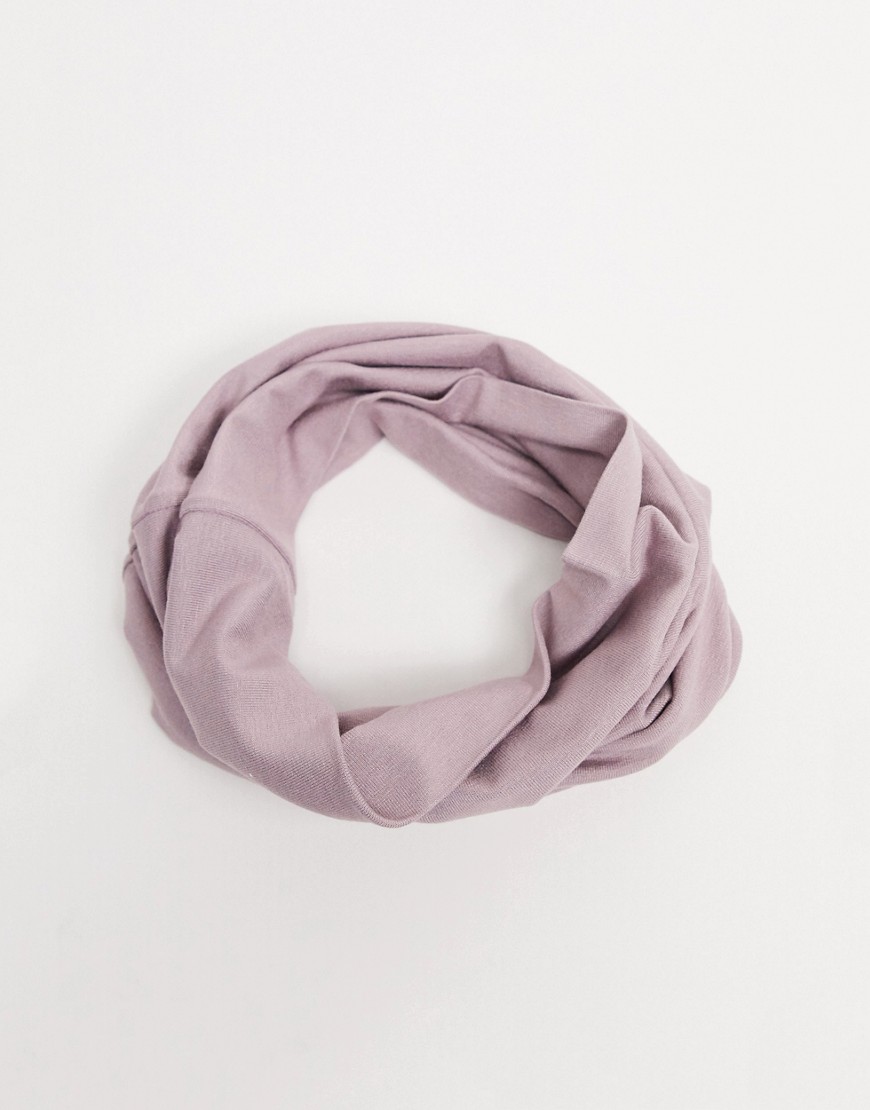 Розовый трикотажный шарф-снуд ASOS DESIGN