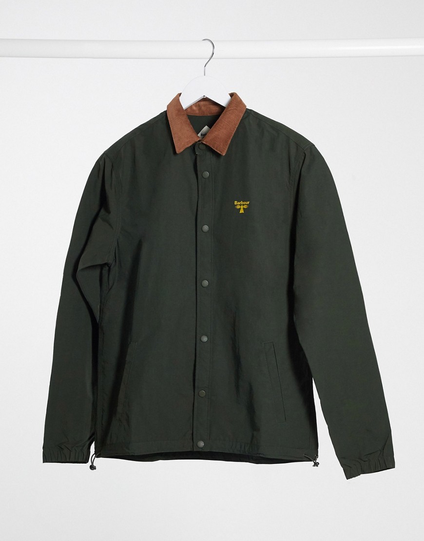 фото Рубашка-куртка barbour beacon-зеленый