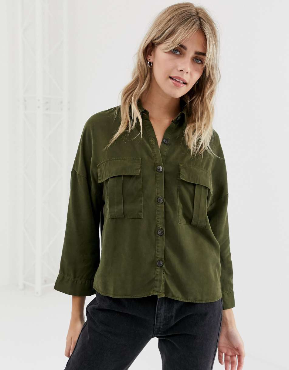 Рубашка женская Pull and Bear