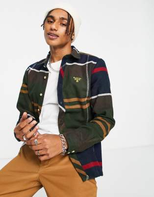 Рубашки в клетку  Asos Рубашка в классическую клетку тартан Barbour Beacon Broad-Разноцветный