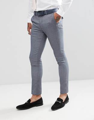 tight grey trousers