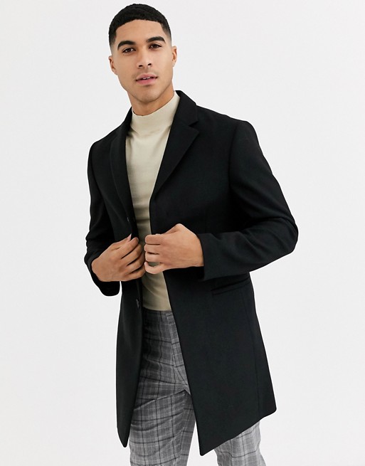 Rudie premium wool blend overcoat