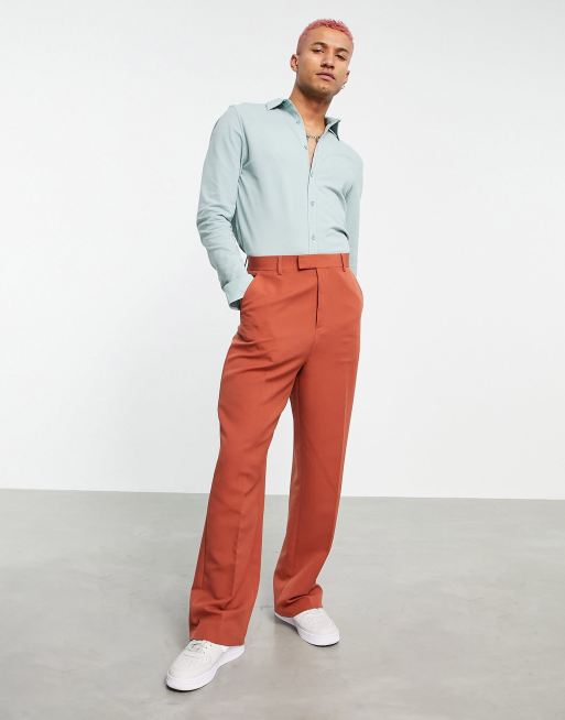 Rudie – Schmales Pikee-Jerseyhemd mit Button-Down-Kragen