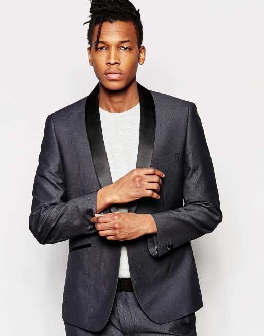 Rudie Slim Fit Gunmetal Occasion Suit Jacket ASOS