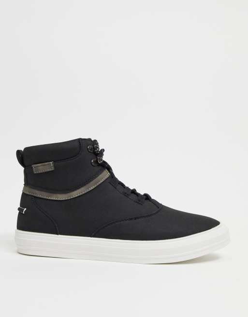 Rule London - Bottines de randonnée style casual à lacets - Gris