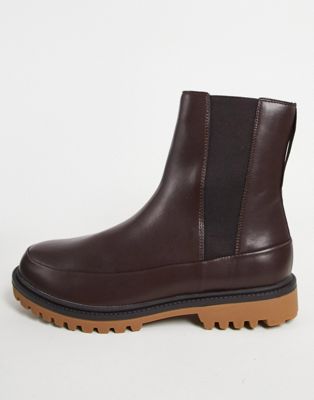 Rule London chelsea boot in brown