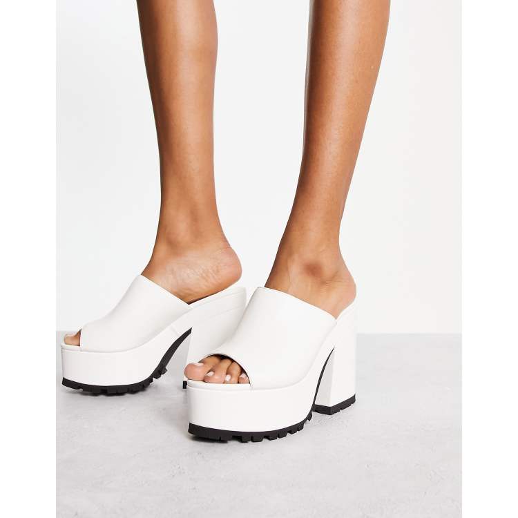 Platform mules sale shoes