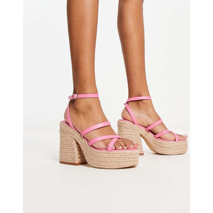 Strappy platform sale espadrilles