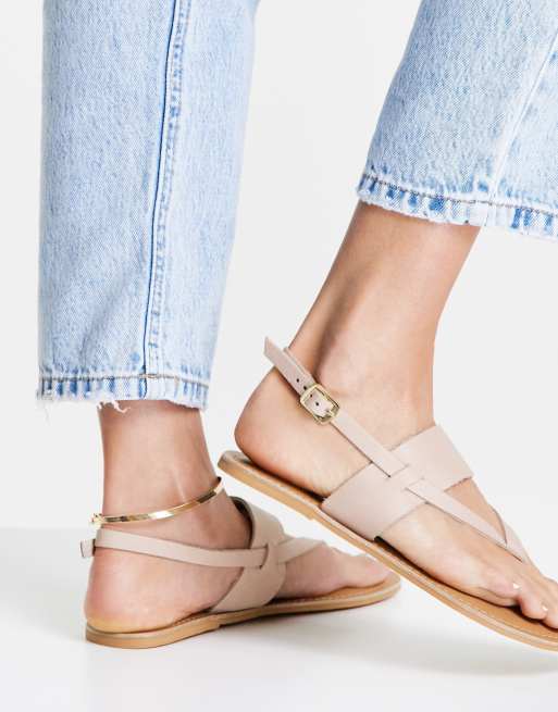 Toe post 2025 slingback sandals