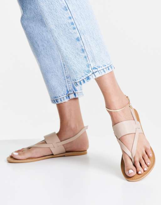 Toe post 2025 slingback sandals