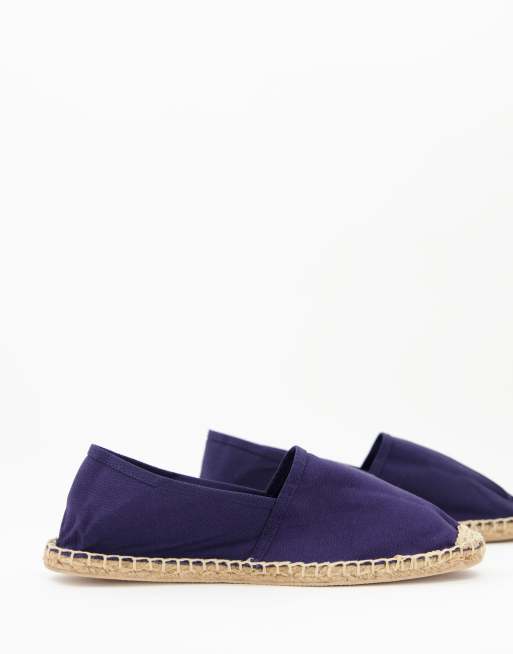 Rule London – Slipper-Espadrilles in Marineblau