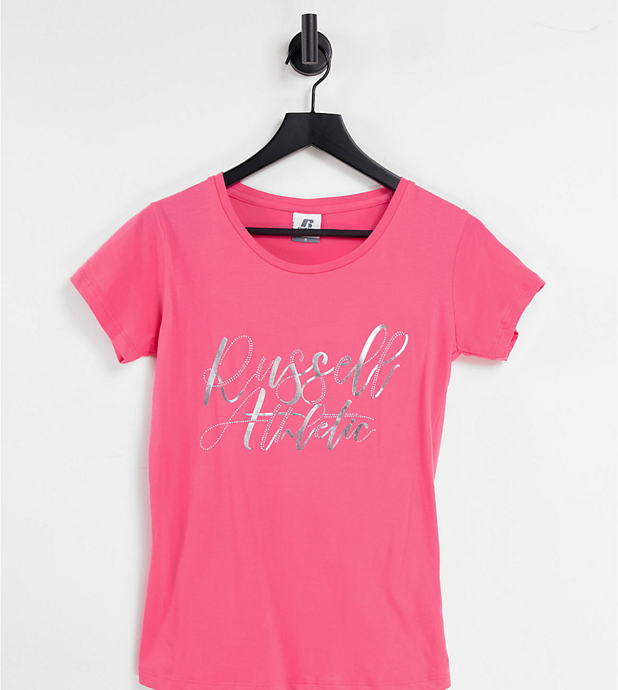 crewneck t-shirt in pink