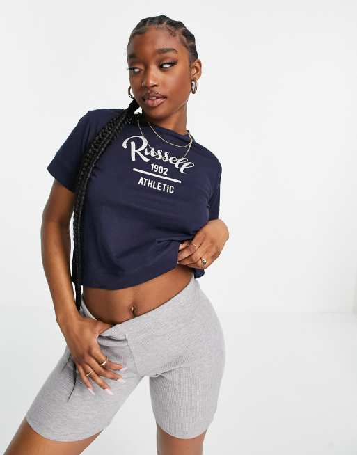 Russell athletic store crop top