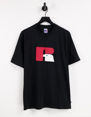 Russell Athletic Russell Athletic Jerry Big Logo T-Shirt in black