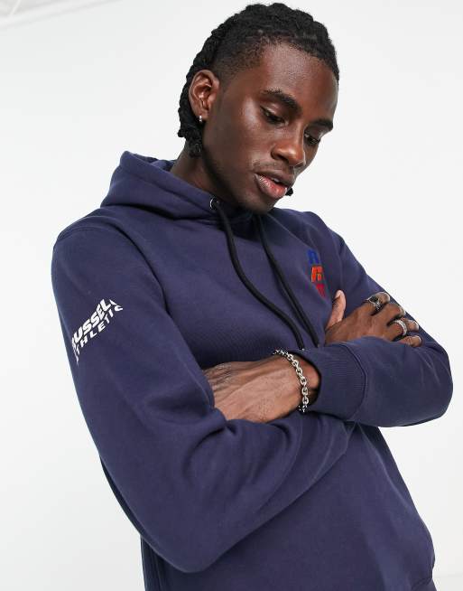 Russell Athletic - RRR - Sweat à capuche zippé - Bleu marine