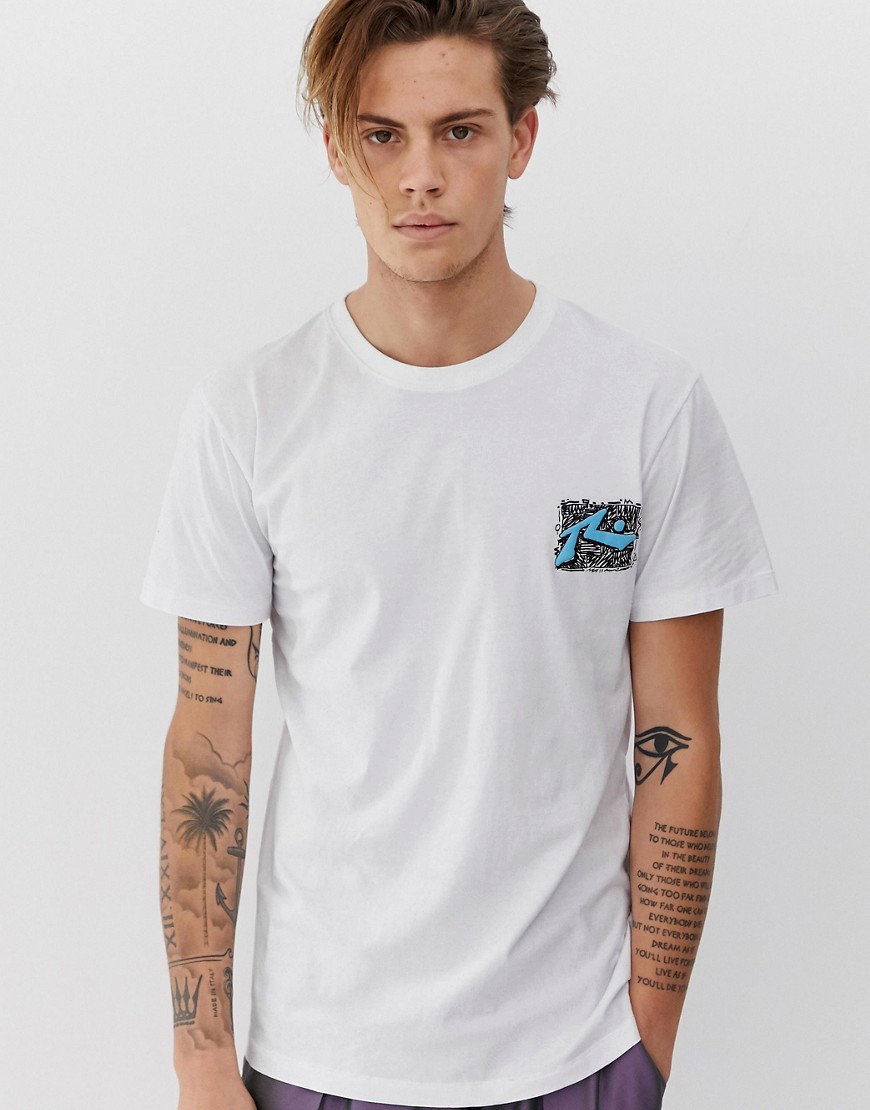 Rusty graphic t-shirt in white